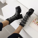 Funki Buys | Shoes | Women's Gothic Punk Platform Shoes, Boots Wedges
