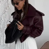 Funki Buys | Jackets | Women's Extra Long Faux Leather Coat