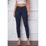 Funki Buys | Pants | Women's Stretchy 3/4 Cropped Pants