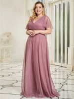 Funki Buys | Dresses | Women's Elegant Chiffon Evening Dress