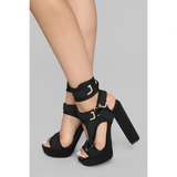 Funki Buys | Shoes | Women's Chunky Heel Strappy Sandals