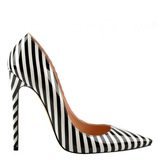 Funki Buys | Shoes | Women's Luxury Striped High Heel Stilettos