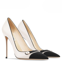 Funki Buys | Shoes | Women's Luxury Pearl Button High Stilettos