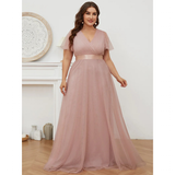 Funki Buys | Dresses | Women's Plus Size Long Evening Dress