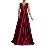 Funki Buys | Dresses | Women's Elegant Satin Sequin Dresses