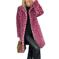 Funki Buys | Jackets | Women's Leopard Print Plush Coat