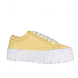 Funki Buys | Shoes | Women's Thick Heeled Canvas Sneakers