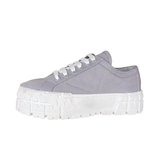 Funki Buys | Shoes | Women's Thick Heeled Canvas Sneakers