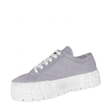 Funki Buys | Shoes | Women's Thick Heeled Canvas Sneakers