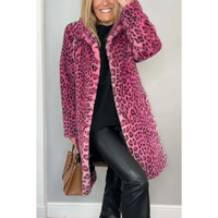 Funki Buys | Jackets | Women's Leopard Print Plush Coat