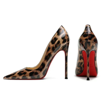 Funki Buys | Shoes | Women's Patent Leather Leopard Stilettos