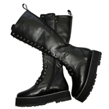 Funki Buys | Boots | Women's Men's Knee High Lace Up Boots