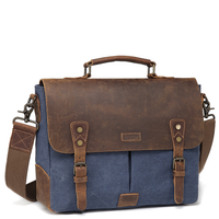Funki Buys | Bags | Messenger Bags | Men's Leather Canvas Bag