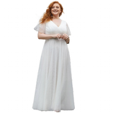 Funki Buys | Dresses | Women's Plus Size Long Evening Dress