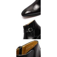 Funki Buys | Boots | Men's Genuine Leather Formal Dress Boots | Ankle