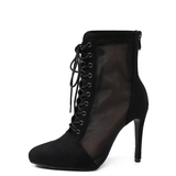 Funki Buys | Boots | Women's Mesh Stiletto Latin Dance Boots