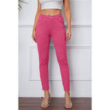 Funki Buys | Pants | Women's Stretchy 3/4 Cropped Pants