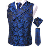 Funki Buys | Vests | Men's 4 Pcs Formal Floral Tie Vest Set