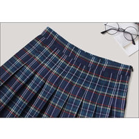 Funki Buys | Skirts | Women's Short Pleated Plaid Skirts | A-line