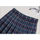 Funki Buys | Skirts | Women's Short Pleated Plaid Skirts | A-line
