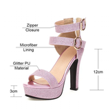 Funki Buys | Shoes | Women's Gladiator Platform Sandals | Silver Gold