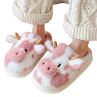Funki Buys | Shoes | Women's Warm Cartoon Cow Slippers