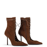 Funki Buys | Boots | Women's Stylish Lace Up Stiletto Boots