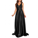 Funki Buys | Dresses | Women's Elegant Satin Sequin Dresses