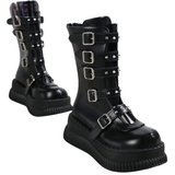 Funki Buys | Shoes | Women's Gothic Mid-Calf Platform Boots | Wedges