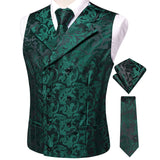 Funki Buys | Vests | Men's 4 Pcs Formal Floral Tie Vest Set