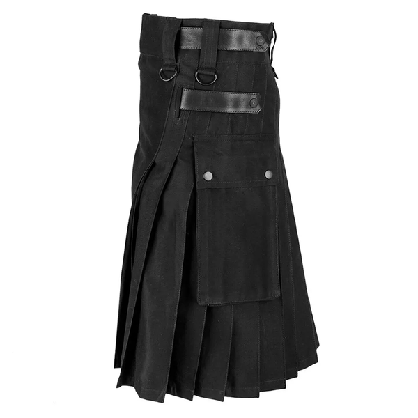 Funki Buys | Skirts | Men's Stylish Gothic Punk Pleated Kilt | Cosplay