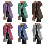 Funki Buys | Jackets | Women's Leopard Print Plush Coat