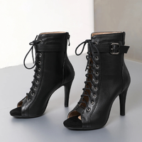Funki Buys | Boots | Women's High Heel Lace Up Dance Party Stilettos