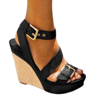 Funki Buys | Shoes | Women's Summer Fashion Peep Toe Wedge Sandals