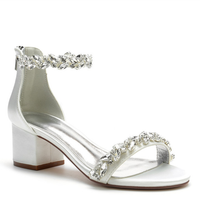 Funki Buys | Shoes | Women's Low Block Heel Wedding Sandals