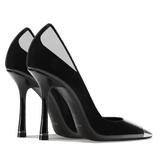 Funki Buys | Shoes | Women's Genuine Leather Metal Toe Heels