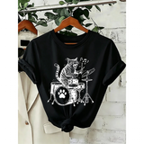 Funki Buys | Shirts | Unisex Musical Cat Tee