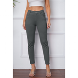 Funki Buys | Pants | Women's Stretchy 3/4 Cropped Pants