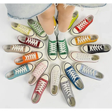 Funki Buys | Shoes | Women's Colorful Canvas Fashion Sneaker