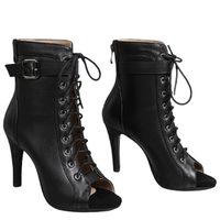 Funki Buys | Boots | Women's High Heel Lace Up Dance Party Stilettos
