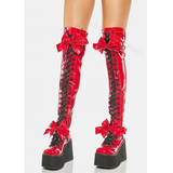 Funki Buys | Boots | Women's Butterfly Bow Over the Knee Boots