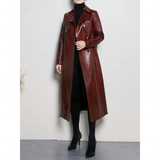 Funki Buys | Jackets | Women's Aligator Print Faux Leather Coat