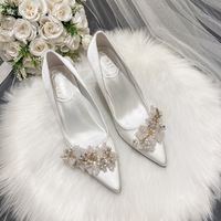 Funki Buys | Shoes | Women's French Wedding Shoes | Pearl Pumps