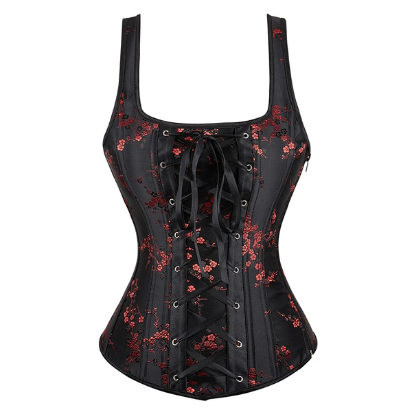 Funki Buys | Lingerie | Women's Vintage Floral Lace Up Corsets