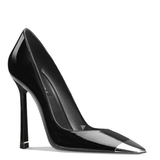 Funki Buys | Shoes | Women's Genuine Leather Metal Toe Heels