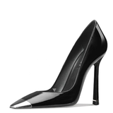 Funki Buys | Shoes | Women's Genuine Leather Metal Toe Heels