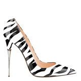 Funki Buys | Shoes | Women's Luxury Metal Heel Zebra Stilettos