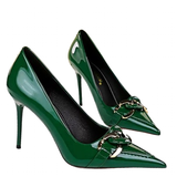 Funki Buys | Shoes | Women's Luxurious Patent Stiletto Pumps | Formal