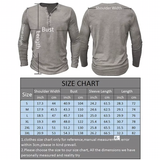 Funki Buys | Shirts | Men's Casual Long Sleeve Henly Shirt