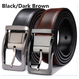 Funki Buys | Belts | Men's Genuine Leather Reversible Belt | Rotatable
